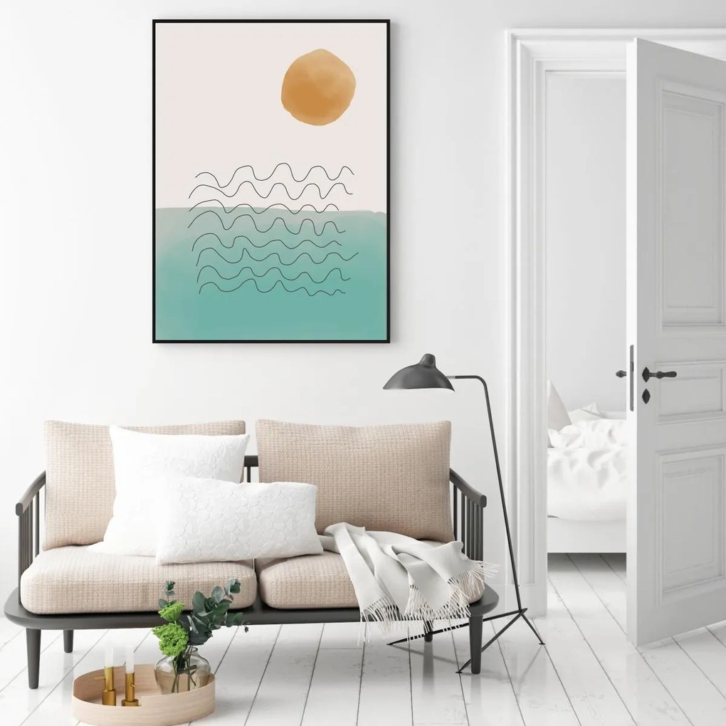 Poster - Abstracție pictată (A4)