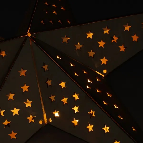 Brilagi - Stea LED de Crăciun, 62 x 40 cm, alimentare 3x AA