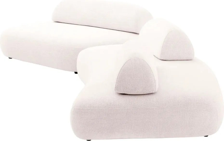 Canapea fixa design LUX din 2 module Residenza, Lyssa off-white