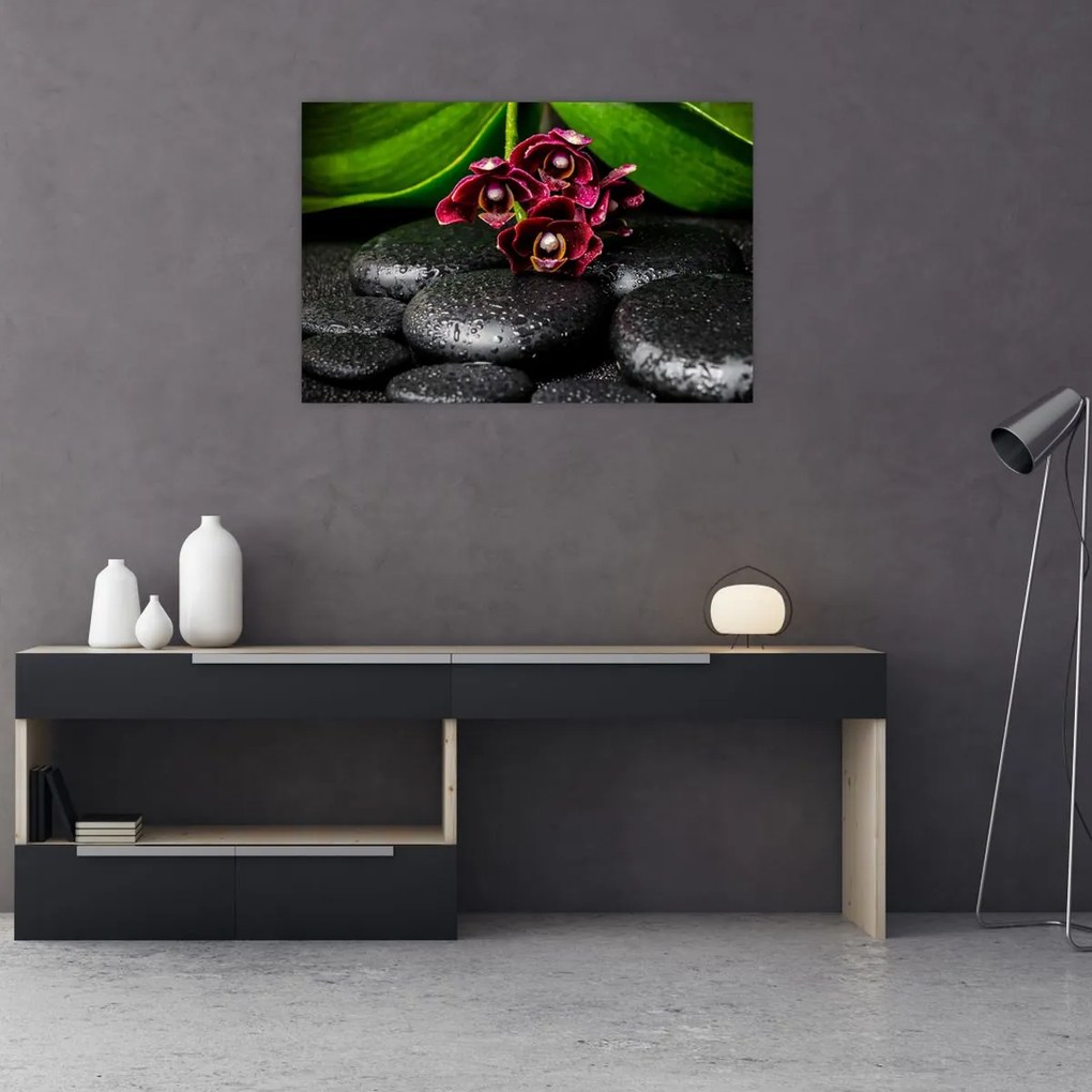 Tablou - Pietre de lavă (90x60 cm)