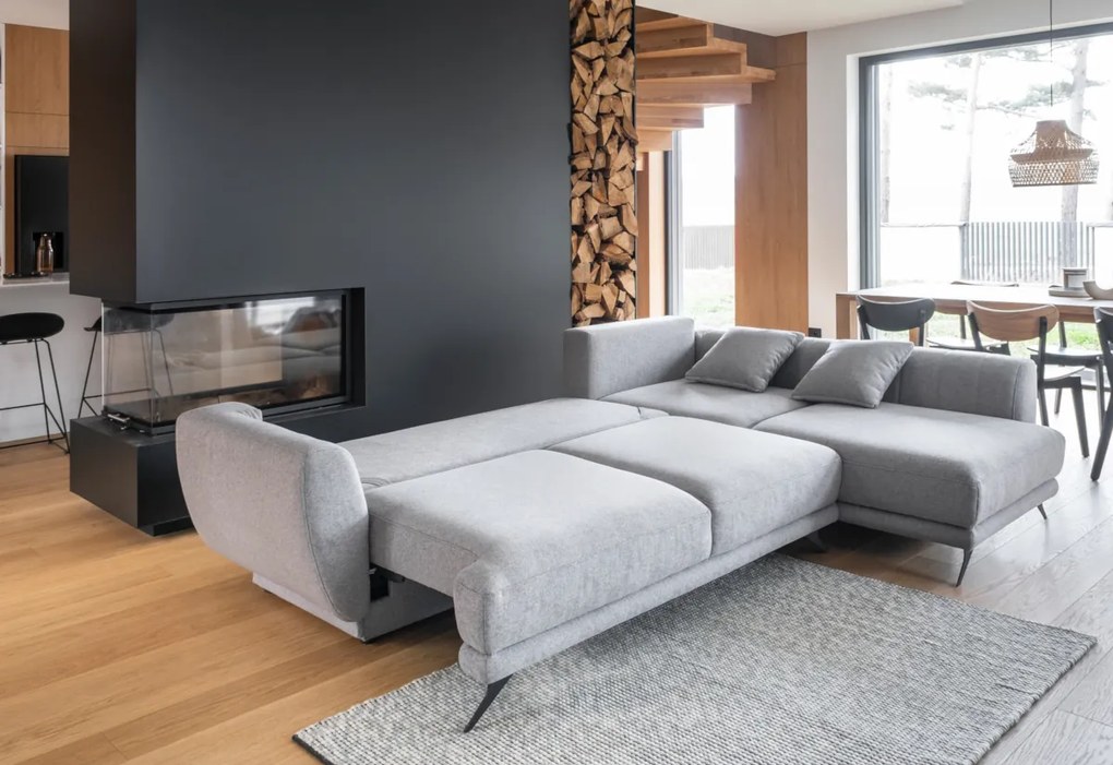 Supermobel Coltar extensibil LARDE, 276x90x191, Softis 17, stanga