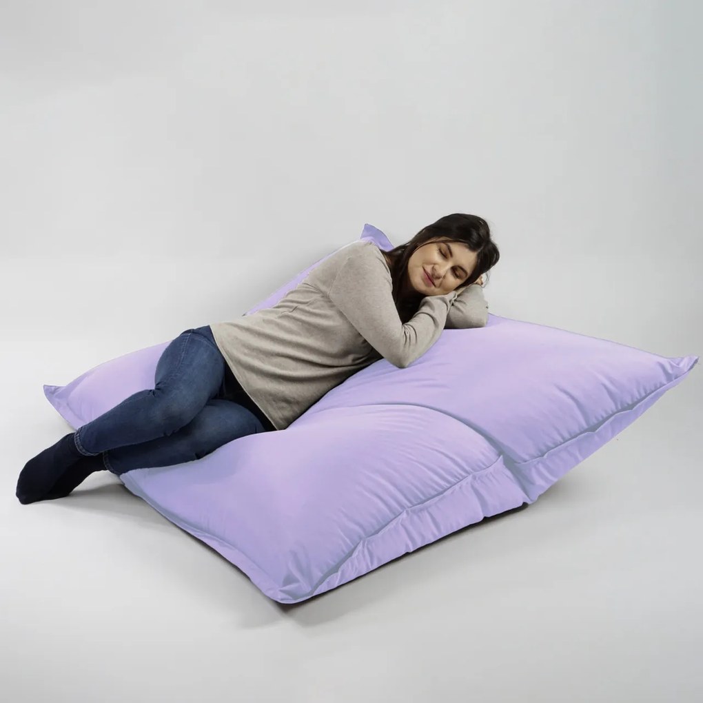 Fotoliu tip Perna Magic Pillow Pufrelax, material impermeabil, Lilac