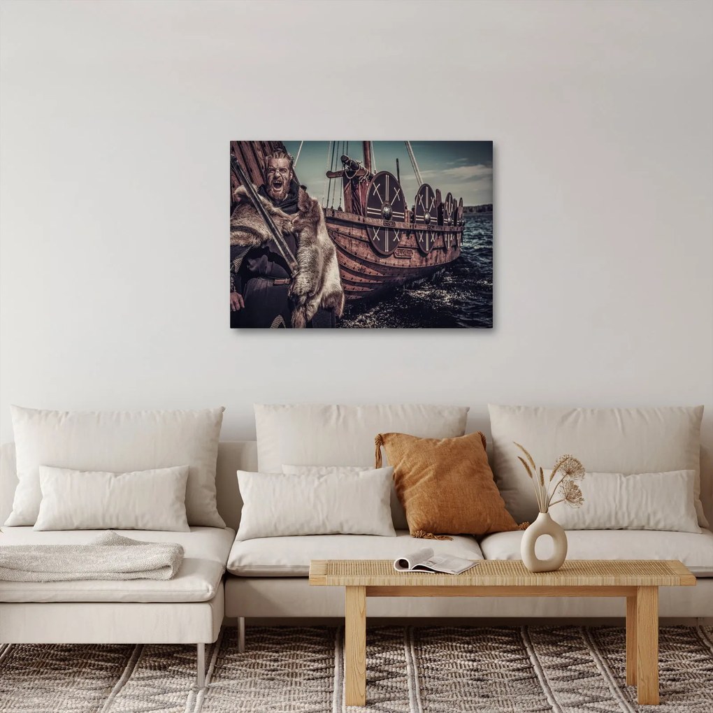 Tablou - Războinic viking (70x50 cm)