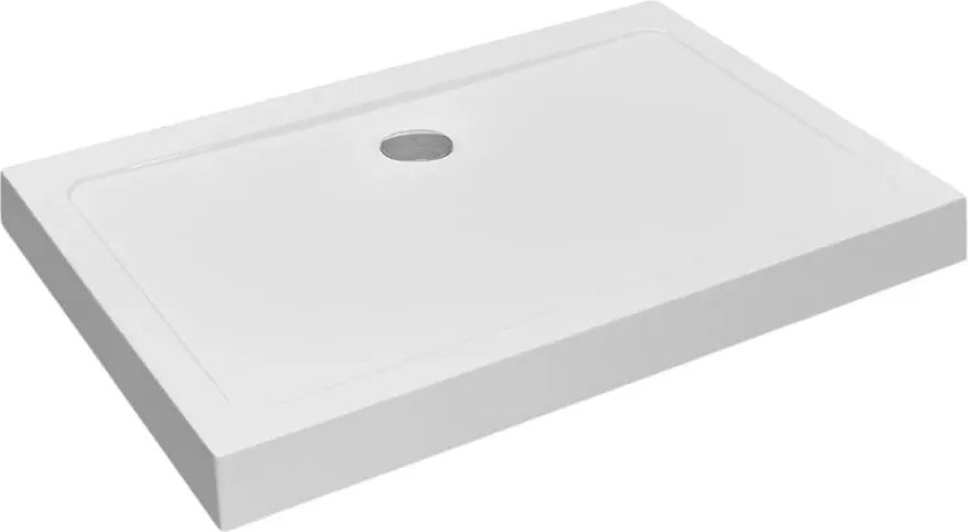 Cadita dus dreptunghiulara Radaway Doros D Compact 110x90 cm acril alb