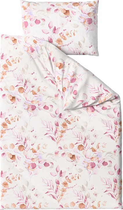 Lenjerie de pat din microfibra FLORANY albă Dimensiune lenjerie de pat: 2 buc 70 x 90 cm | 200 x 220 cm