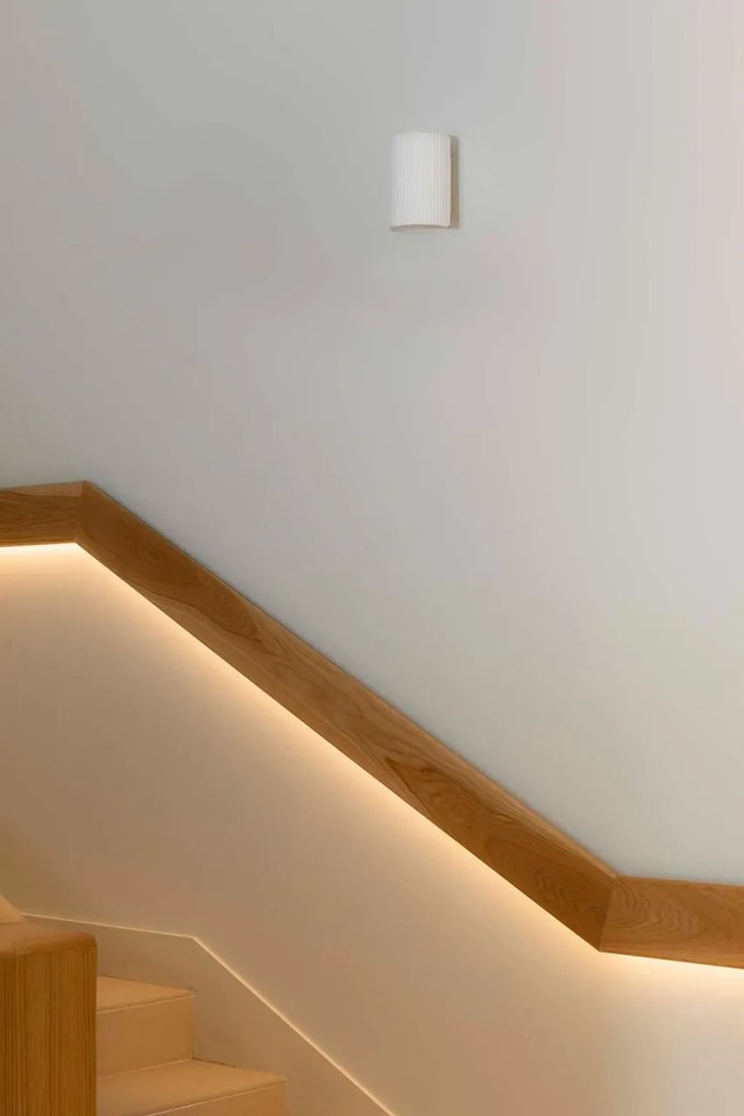 Aplica perete aluminiu alb, 1xGU10, SOLE round