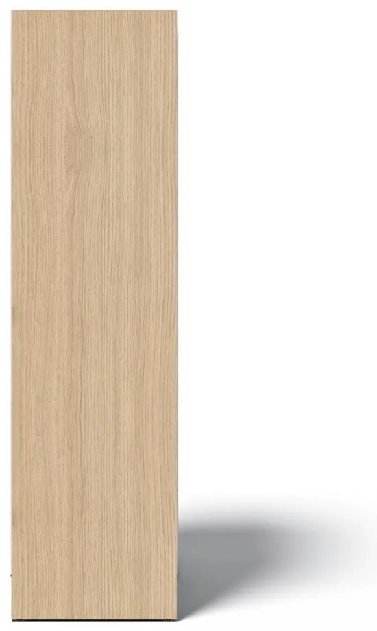 Bibliotecă albă/cu aspect de lemn de stejar 40x114 cm Ella - TemaHome