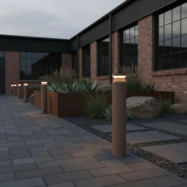 Lampă LED de exterior Ideal Lux BOEING LED/14W/230V d. 70 cm IP65 maro