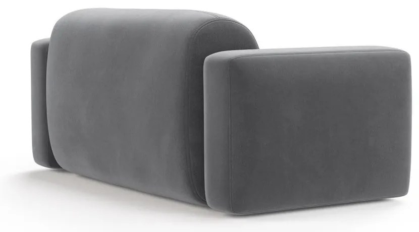 Canapea gri cu tapițerie din catifea 180 cm Strino – Cosmopolitan Design