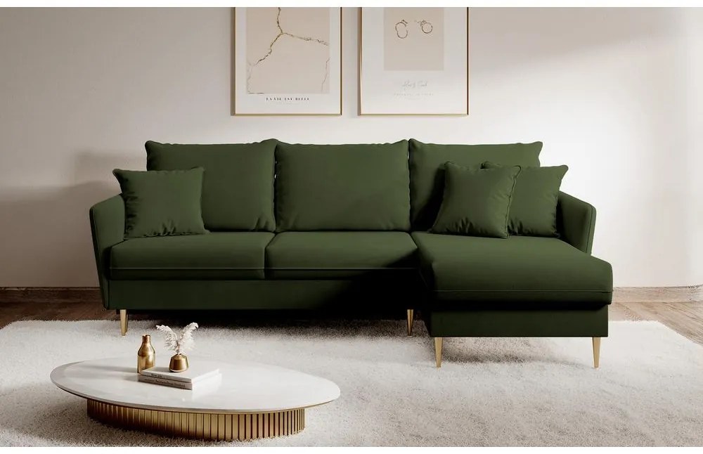 Colțar Vivaldio L  (verde + auriu). 1098872