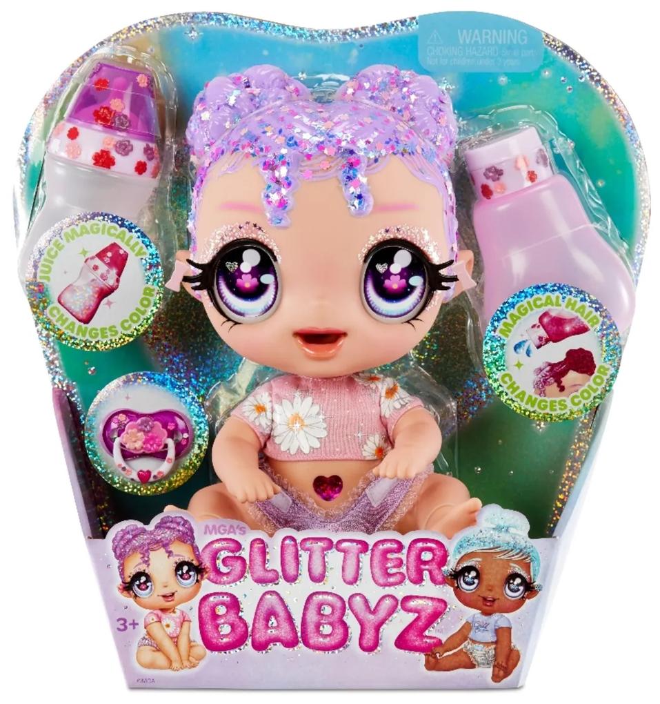 Glitter Babyz Păpuşă Lila Wildbloom