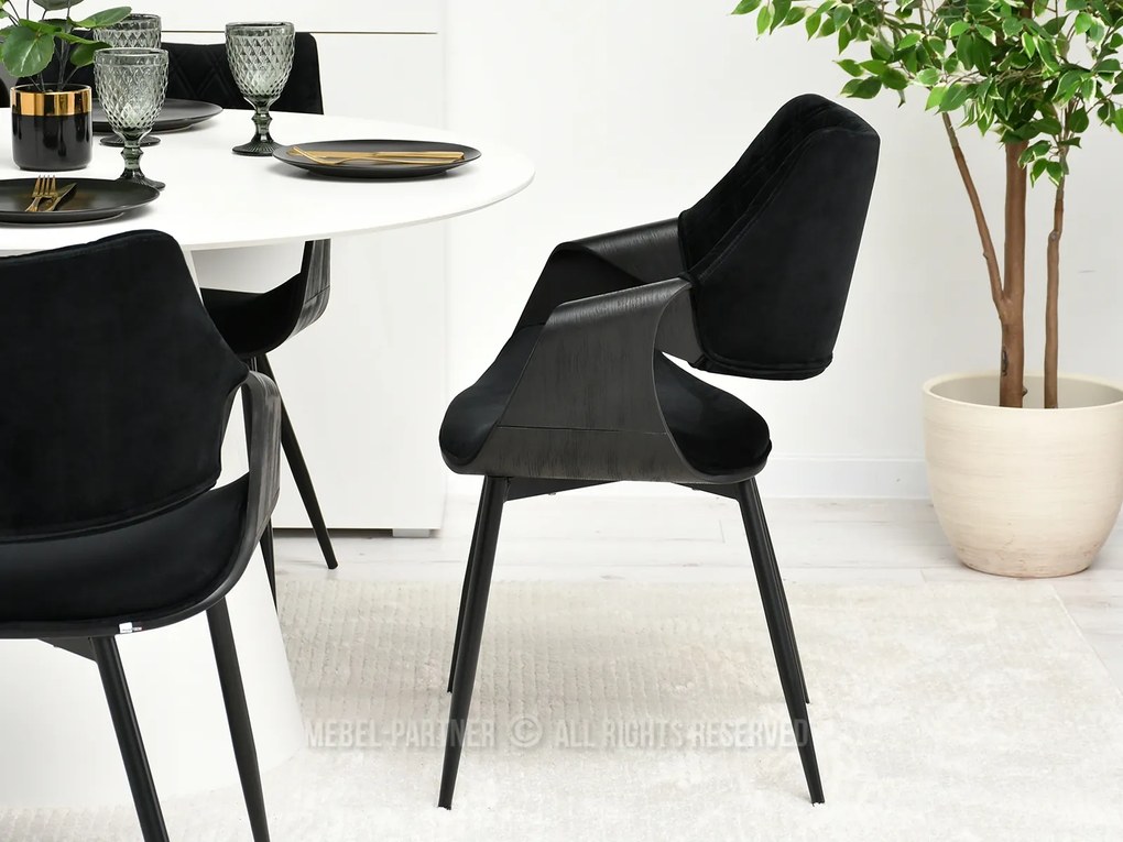 Scaun Rolf K (negru). 1111249