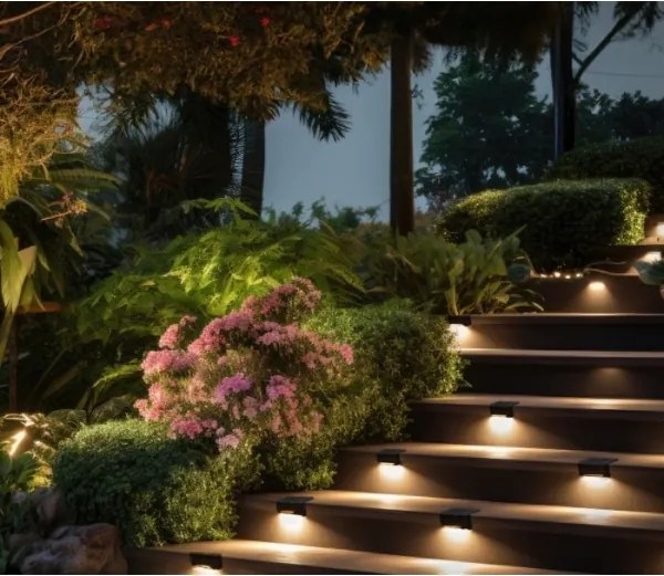 SET 8x corp de iluminat LED solar pentru scări LED/0,06W/1,2V 3000K IP44 600 mAh