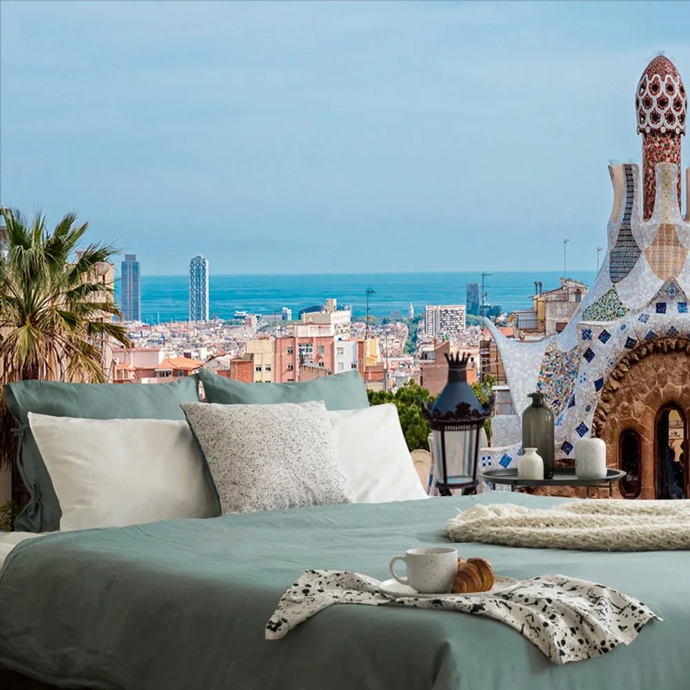 Fototapet  vedere la Parcul Güell în Barcelona