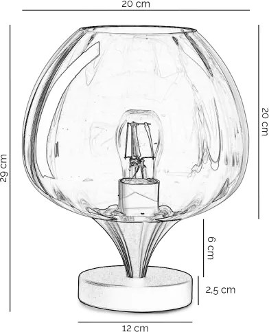 ONLI - Lampă de masă ELIDE 1xE27/15W/230V negru/cupru