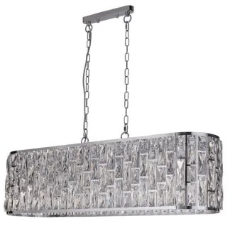 Searchlight 65818-8CC - Lustră suspendată BIJOU 8xE14/40W/230V