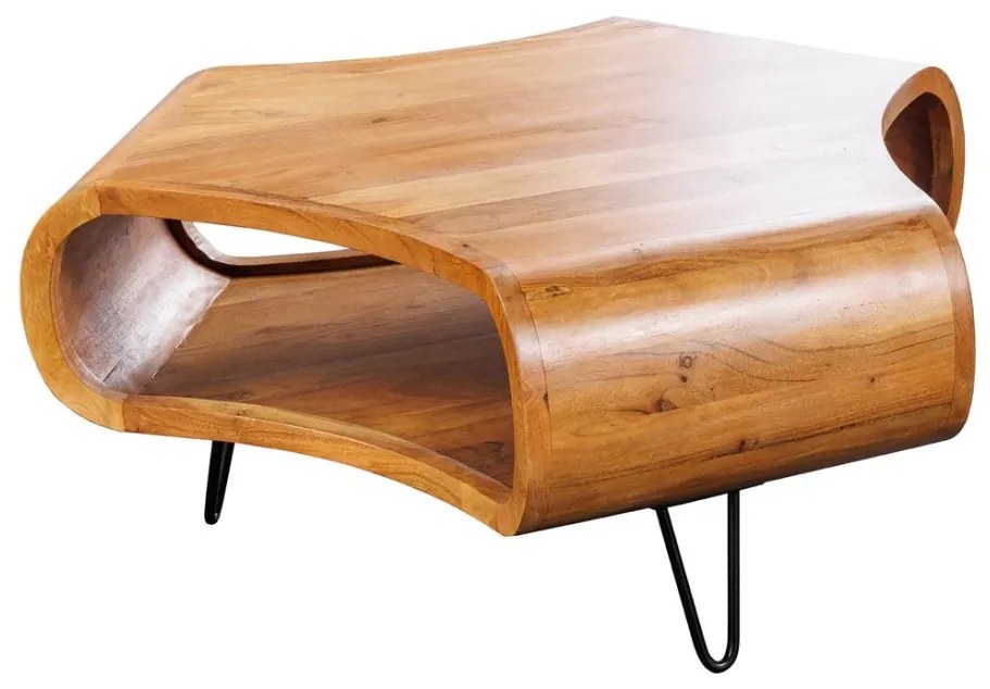 Masuta din lemn de salcam ORGANIC LIVING 90cm