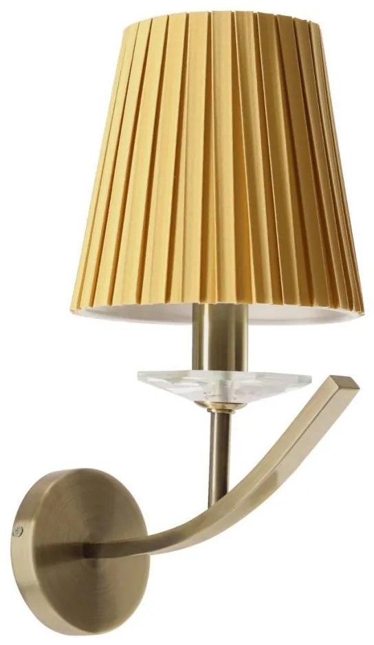 Aplică de perete VITORIA 1xE14/40W/230V galbenă/alamă