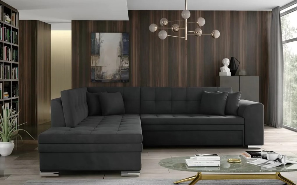 Colțar lemn masiv Extensibil Penelope 260x205cm Personalizabil - Poco 03, Dreapta