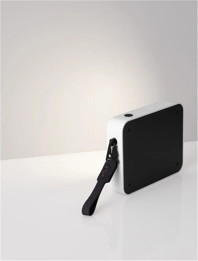 Lampa de masa LED portabila KEDROS alb