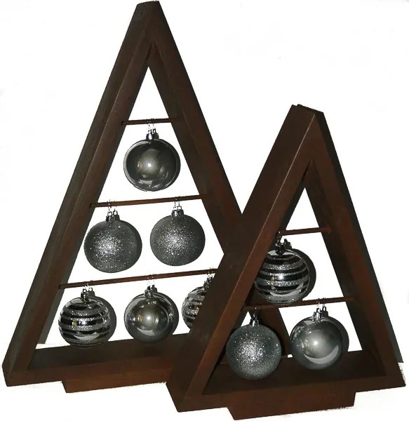 Set bradut lemn - Silver