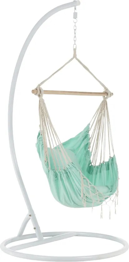 Fotoliu balansoar suspendabil, neo mentă, OFRAME