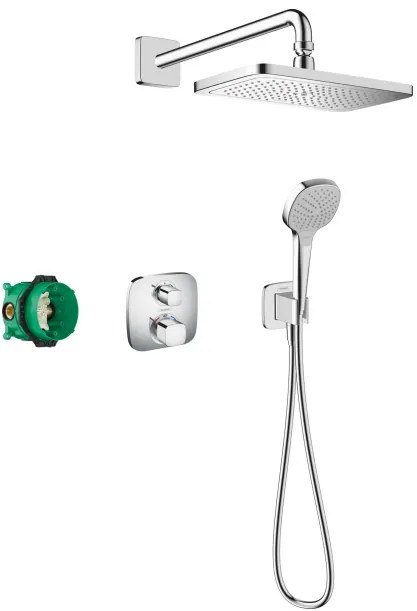 Hansgrohe Croma E set de duș ascuns cu termostat da crom 27953000