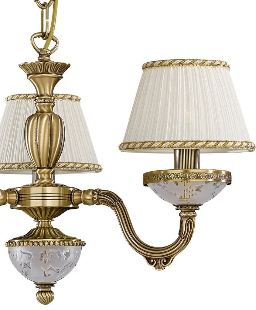 Candelabru din alama 3 brate design italian 6402