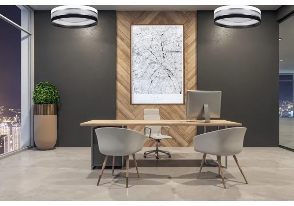 Plafonieră LED dimabilă SMART CORAL LED/24W/230V neagră/albă + telecomandă