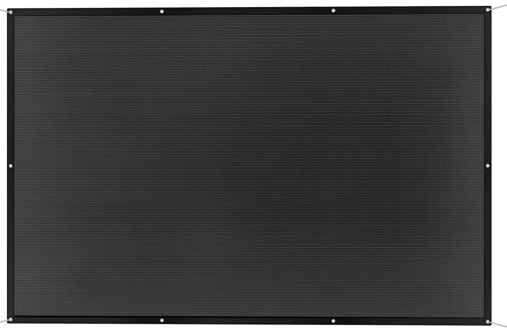 Outsunny Voal de umbră rectangular 3 x 2 m voal de umbră cu protecție UV pentru terasă balcon exterior balcon, negru | Aosom Romania