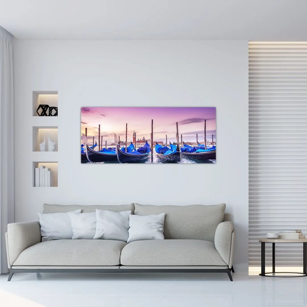 Tablou - Zorii în Veneția (120x50 cm)