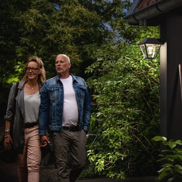 Philips 16495/30/PN - Aplica perete exterior MYGARDEN ALPENGLOW E27/60W/230V