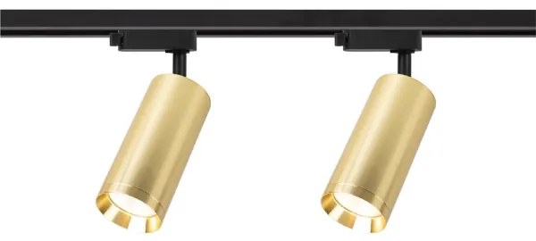 Spot in sistem de șină MICA 4xGU10/10W/230V auriu/negru