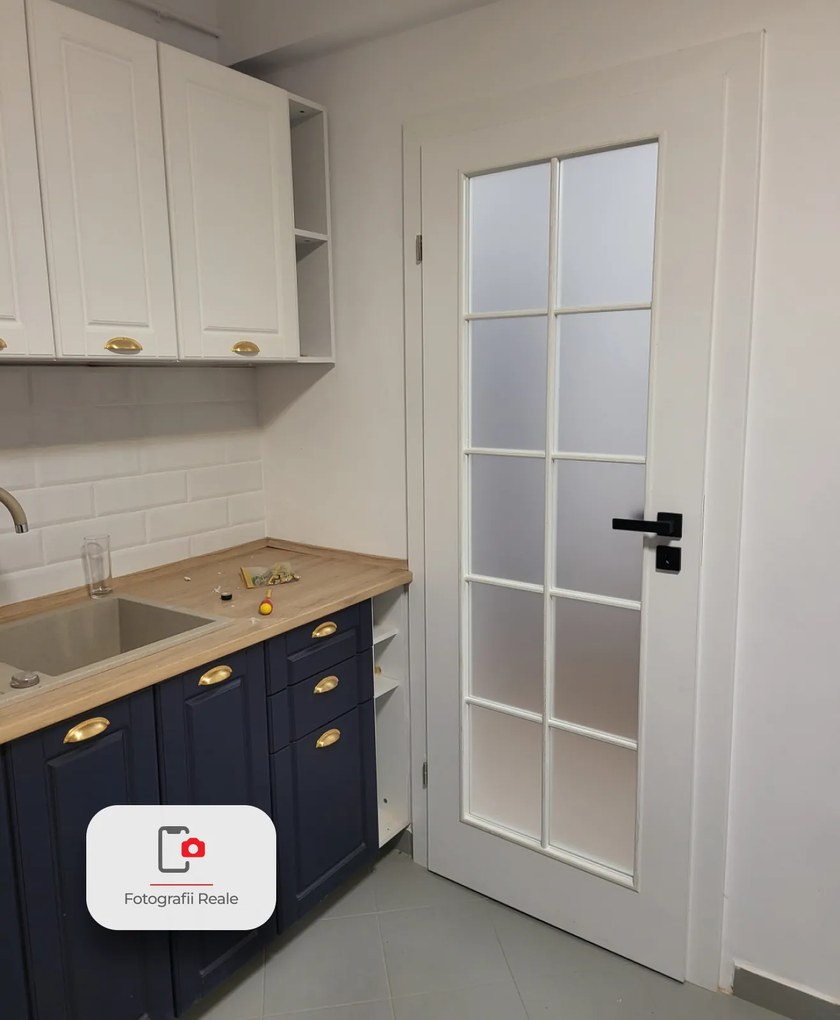 Usa de interior din HDF cu toc reglabil PORTA Decor model C 240-280 mm - 100% Rezistent la Apa, Alb