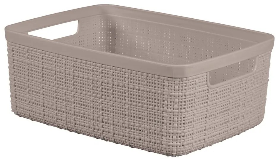 Coș de depozitare de depozitare din plastic 27x20x11 cm Jute S – Curver