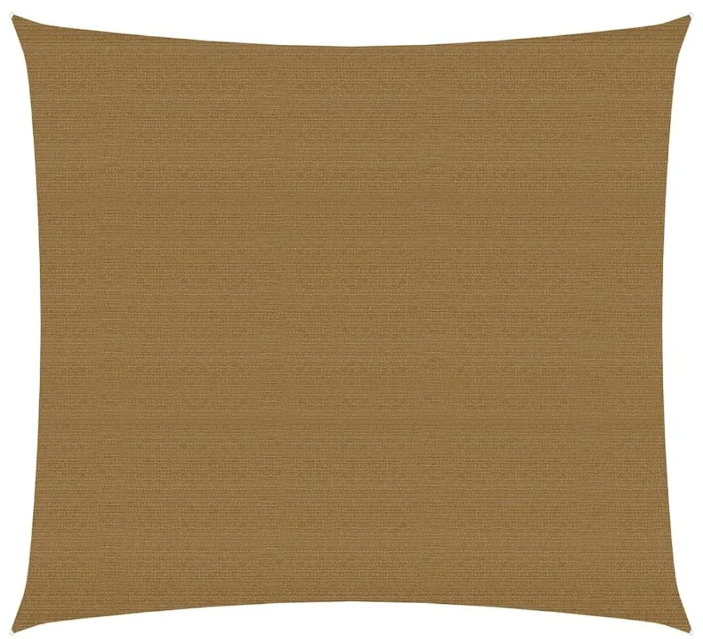 Pânză parasolar, gri taupe, 5x5 m, hdpe, 160 g/m²