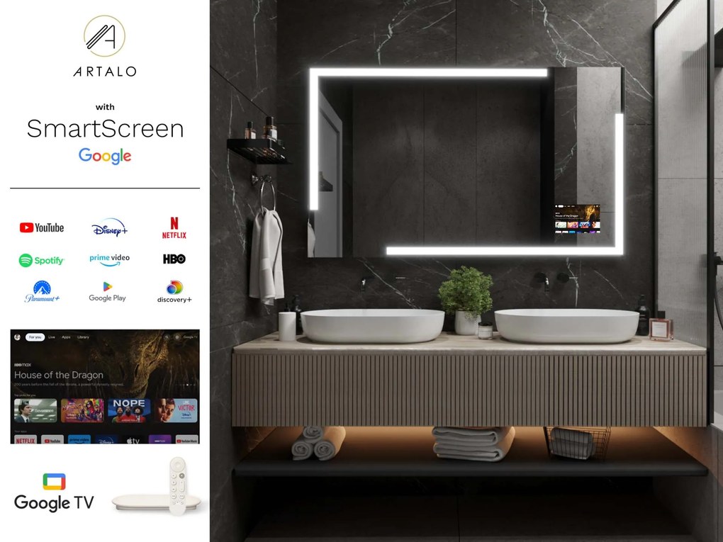 Oglindă LED cu iluminare M23 premium