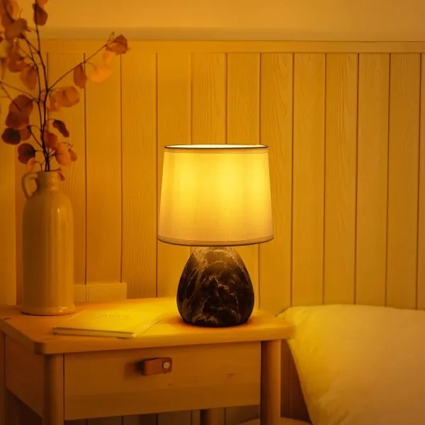 Lampă de masă Aigostar 1xE14/40W/230V gri