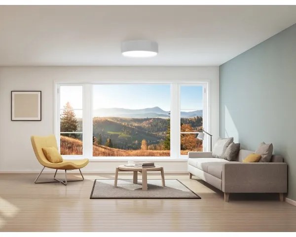 Plafonieră pentru baie CLEO 2xE27/24W/230V d. 30 cm albă IP54