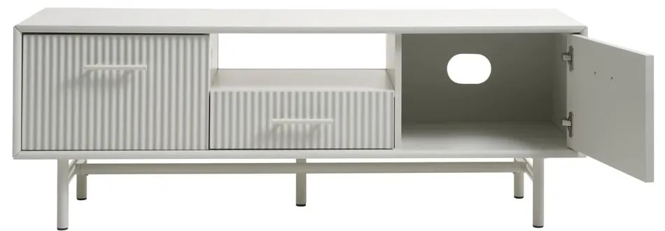 Comodă TV gri 140x50x45 cm Palma – Unique Furniture