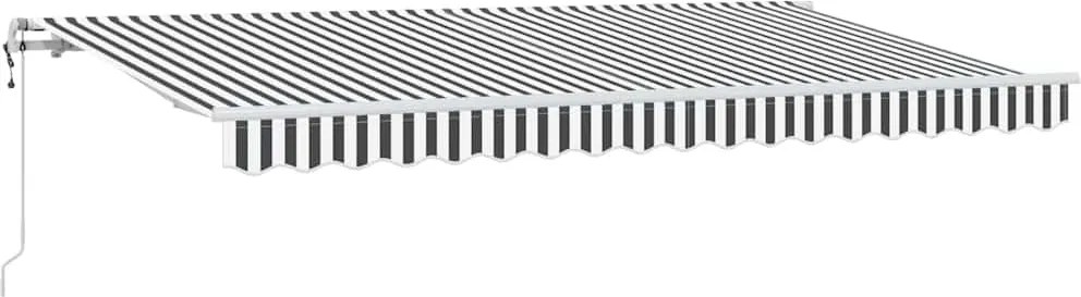 vidaXL Cortina Retractabilă Antracit 400 x 200 cm țesătură