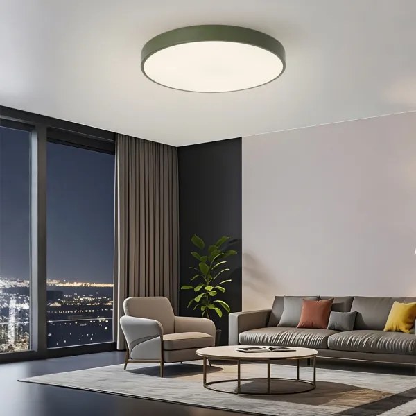 Brilagi - Plafonieră LED POOL, 60W, 230V, 3000/4000/6000K, 60 cm, verde