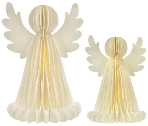 Decorațiune de Crăciun LED 20xLED/6xAA îngeri