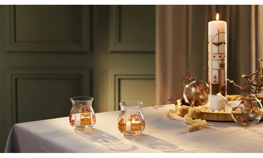 Glob de Crăciun suflat manual din sticlă ø 8 cm Annual Christmas Bauble – Holmegaard