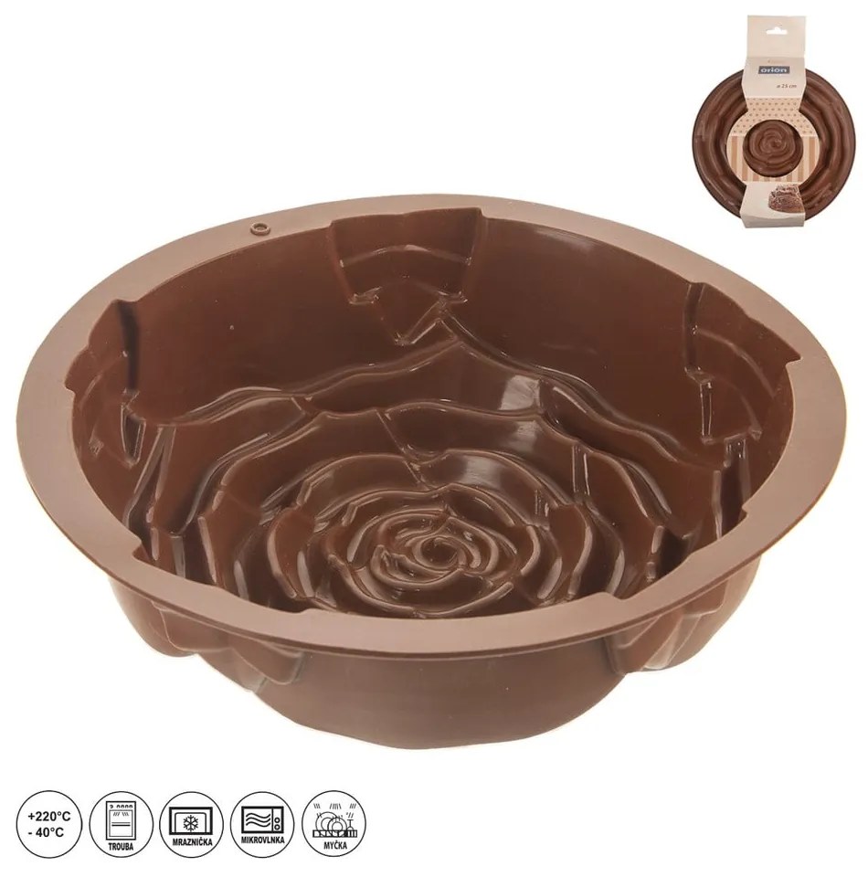 Formă de copt pentru chec rotund din silicon ø 25 cm – Orion