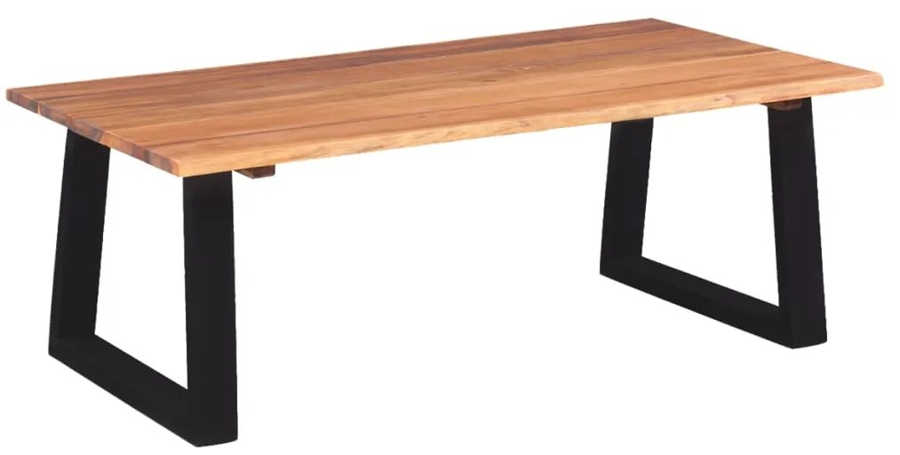 vidaXL Măsuță de cafea din lemn solid de acacia, 110 x 60 x 40 cm