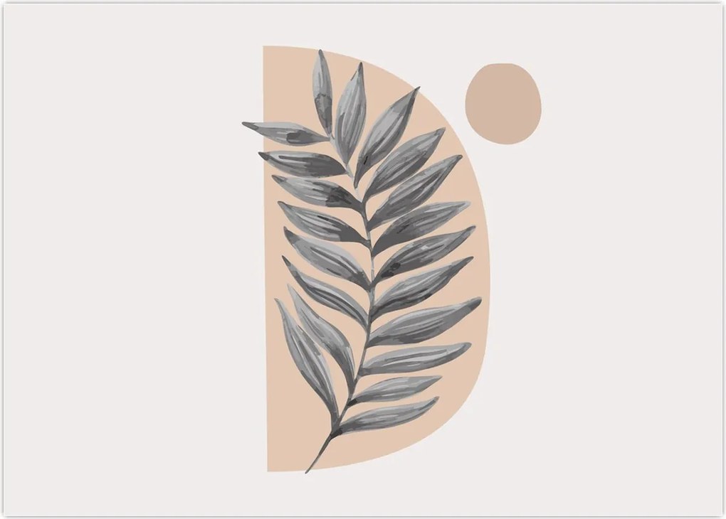 Tablou - Foaie ilustrată N⁰1 (70x50 cm)