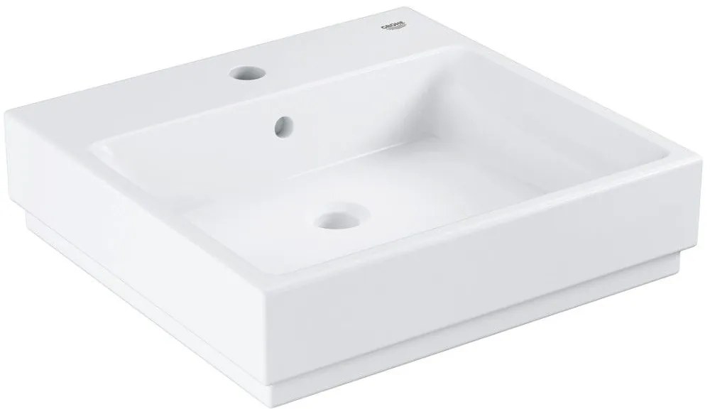 Lavoar baie suspendat Grohe Cube Ceramic 50x49 cm, tratament PureGuard