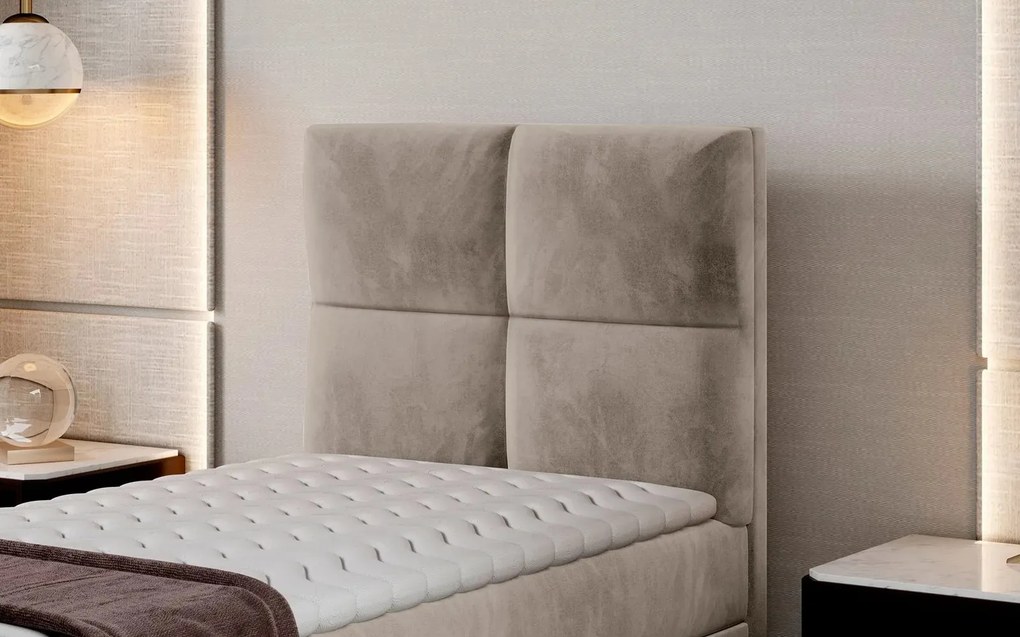 Pat lemn masiv BoxSpring Rivia 90x200 - Paros 05