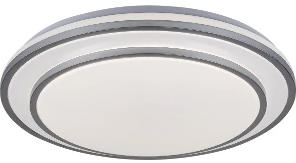 Rabalux 2131 - Plafonieră LED dimabilă LUPITA LED/40W/230V argintie + telecomandă
